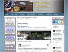 Tablet Screenshot of everettpolicema.com